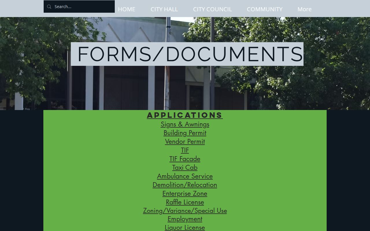 Herrin criminal records forms and FOIA source page